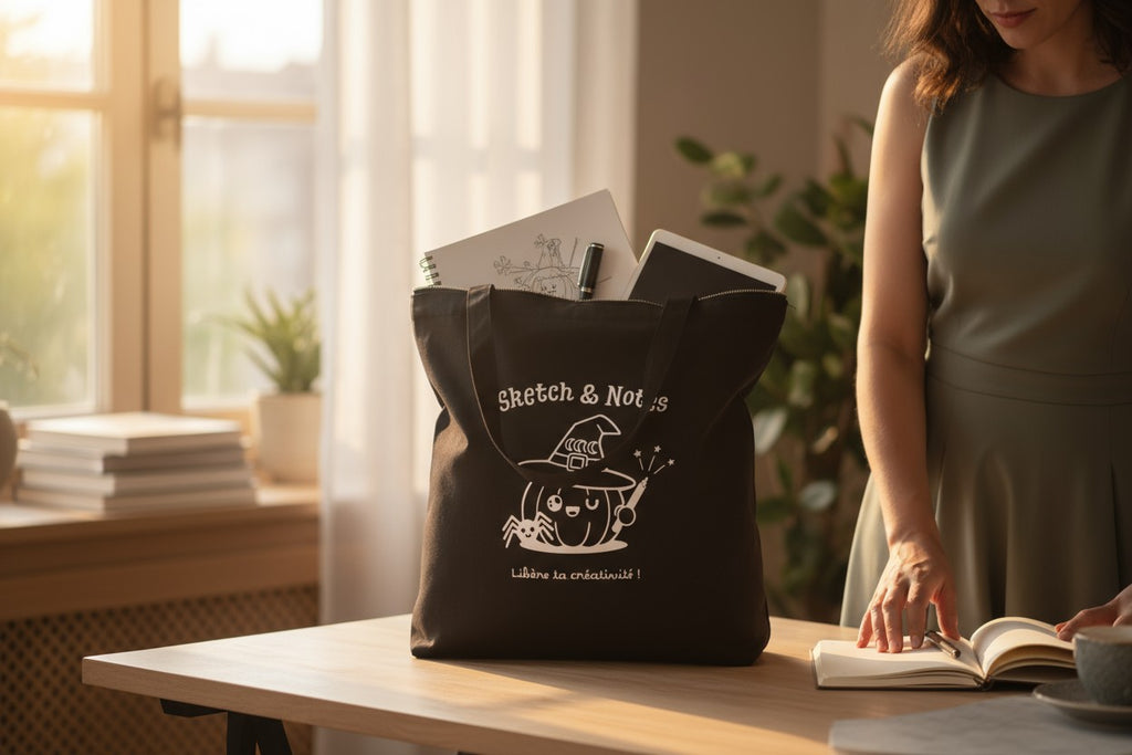 Totebag noir - Edition Halloween 🎃